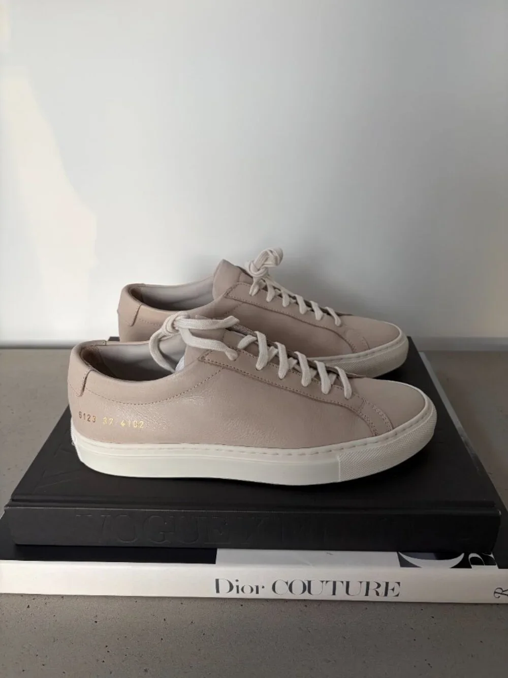 Authentic Common Projects Achilles Low — Tofu, Size EU 37 (US ~6.5–7) NWOT